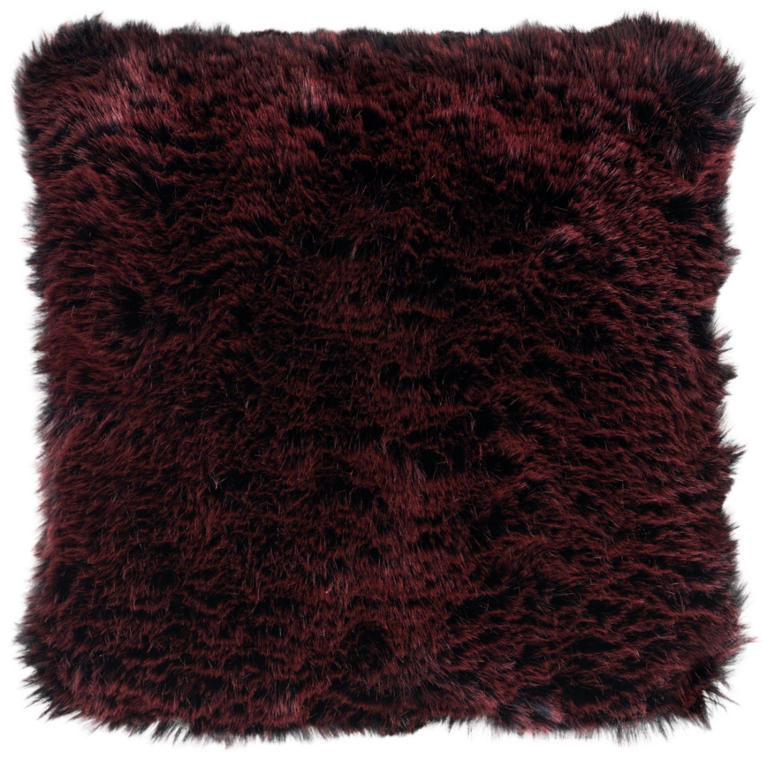 My Samba CUSHION 595 burgundy: faux fur cushion for special feel-good moments from OBSESSION