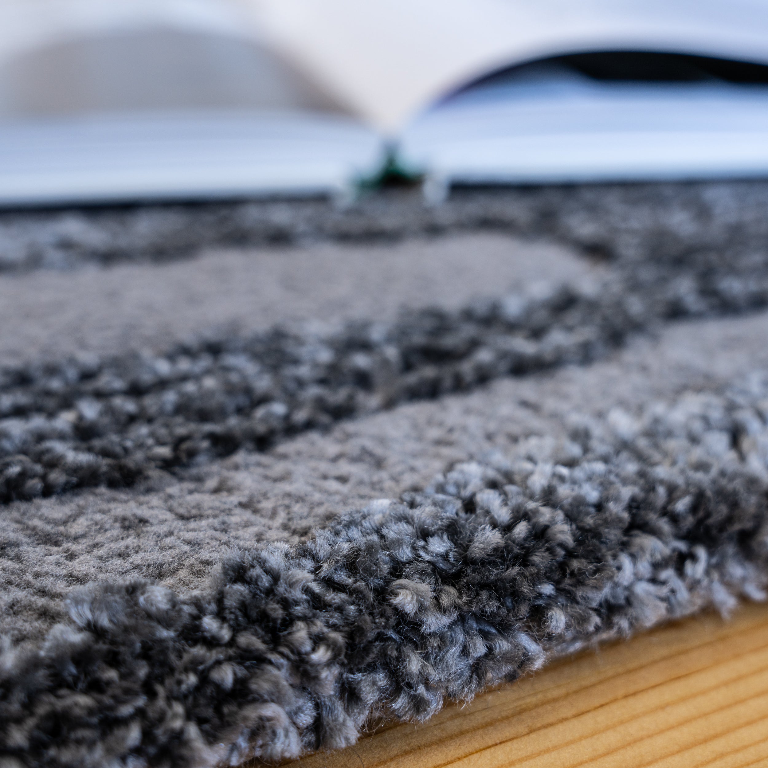 My Canyon 973 anthracite carpet with 3D effect and fine shine – discover modern elegance