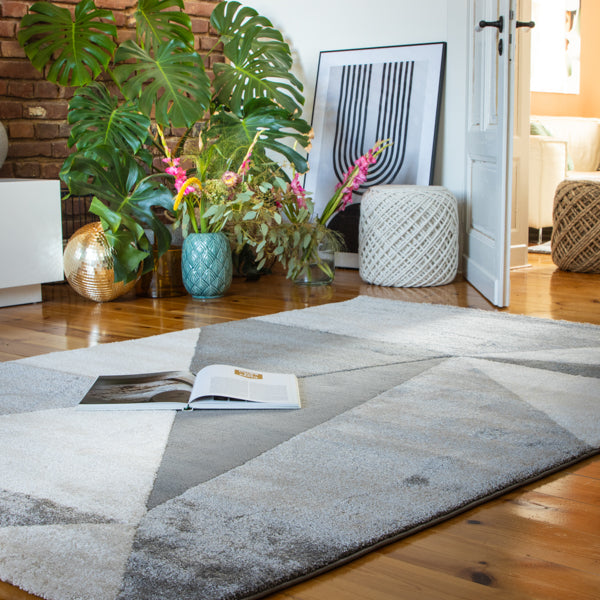 My Canyon 974 grey carpet with 3D effect and fine shine – discover modern elegance