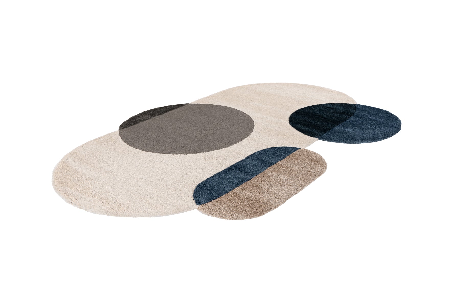 My Canyon 977 Blue carpet with 3D effect and fine shine – discover modern elegance