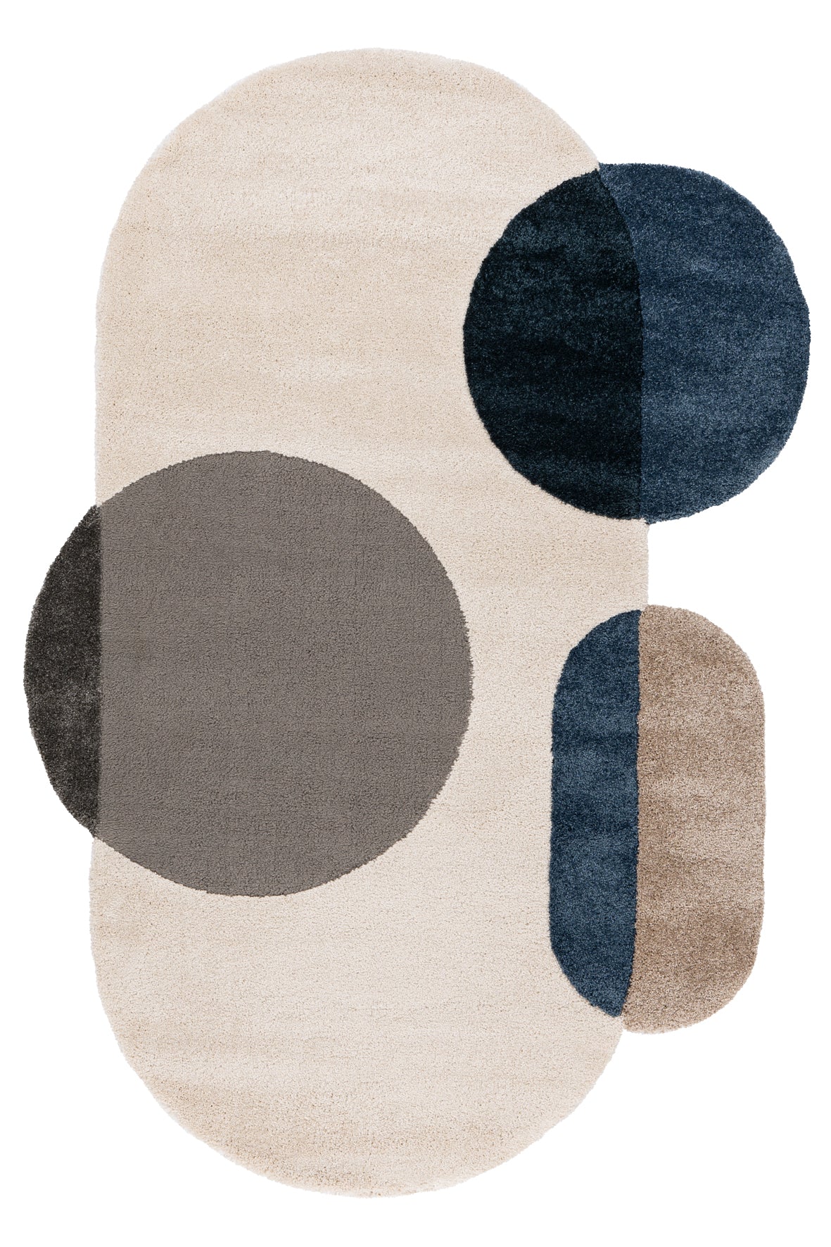 My Canyon 977 Blue carpet with 3D effect and fine shine – discover modern elegance