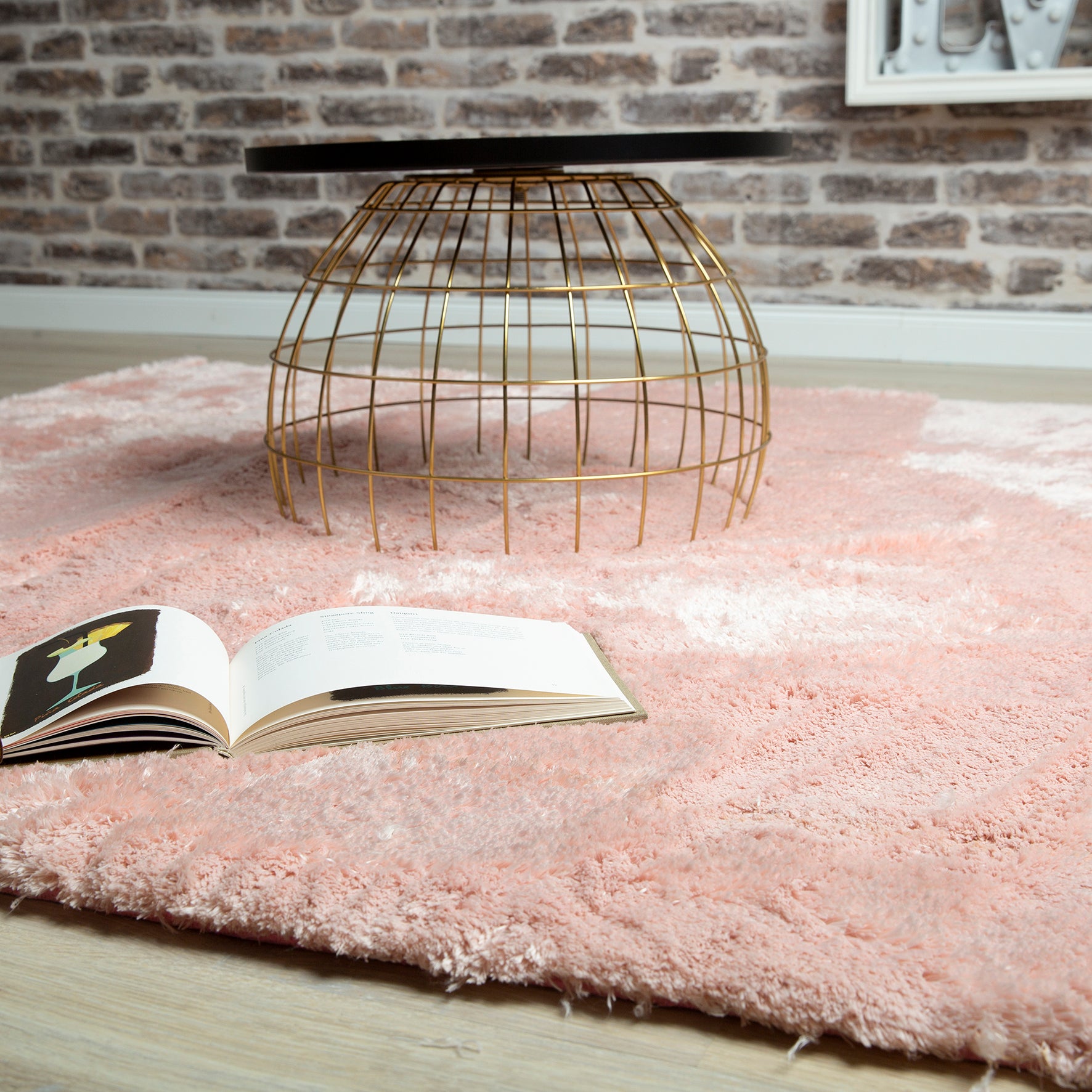 My Curacao 490 powder pink: The fluffy designer carpet from OBSESSION in the latest trend colors