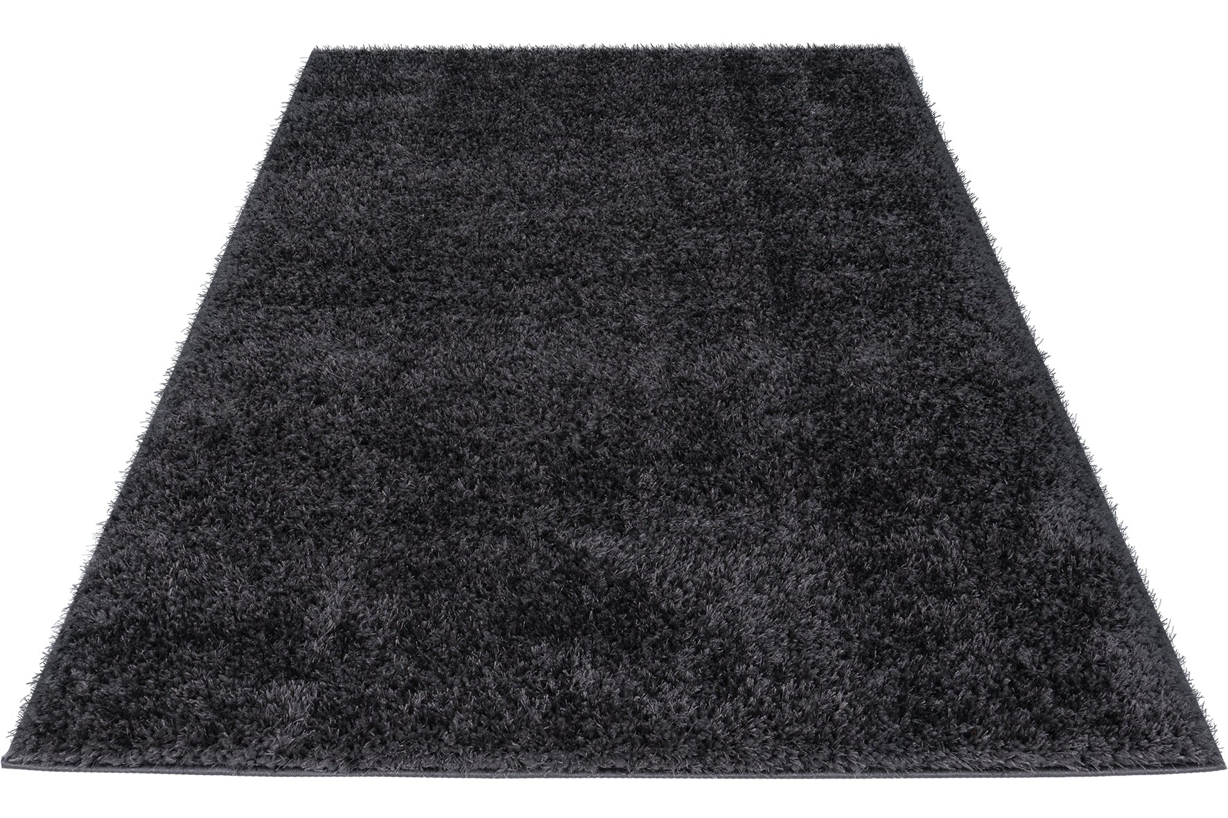 My Emilia 250 graphite: Kuscheliger Designteppich in MikroPE-Qualität von OBSESSION