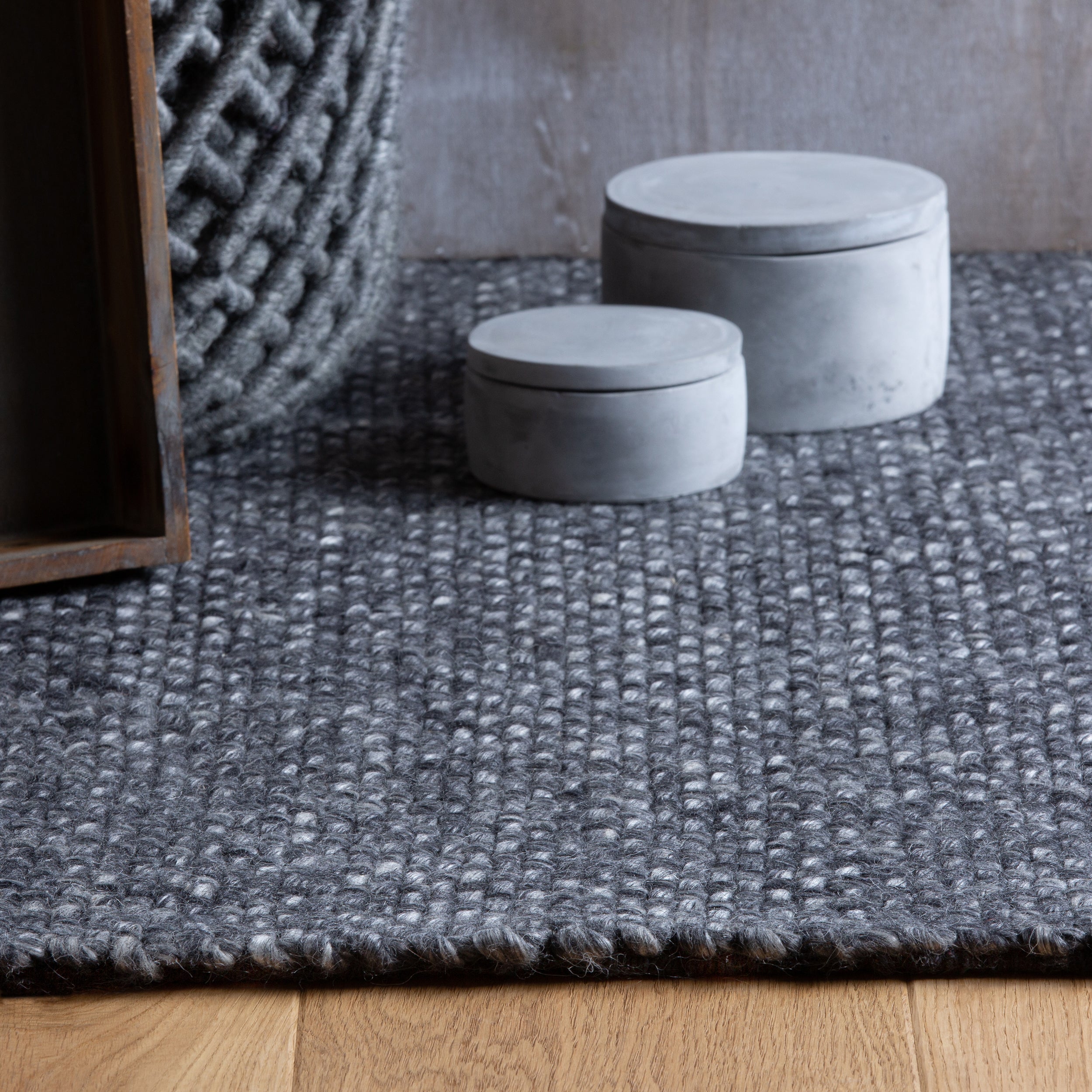 My Eskil 515 anthracite: Natural elegance in the designer carpet OBSESSION's growing NATURELINE