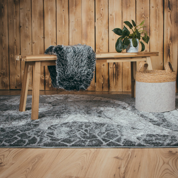 My Frisco 280 anthracite carpet: Handwoven charm for your home