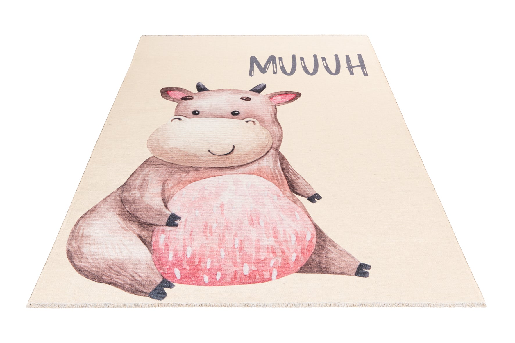 My Greta 608 Cow Pattern Rug: For a happy childhood and a sustainable future