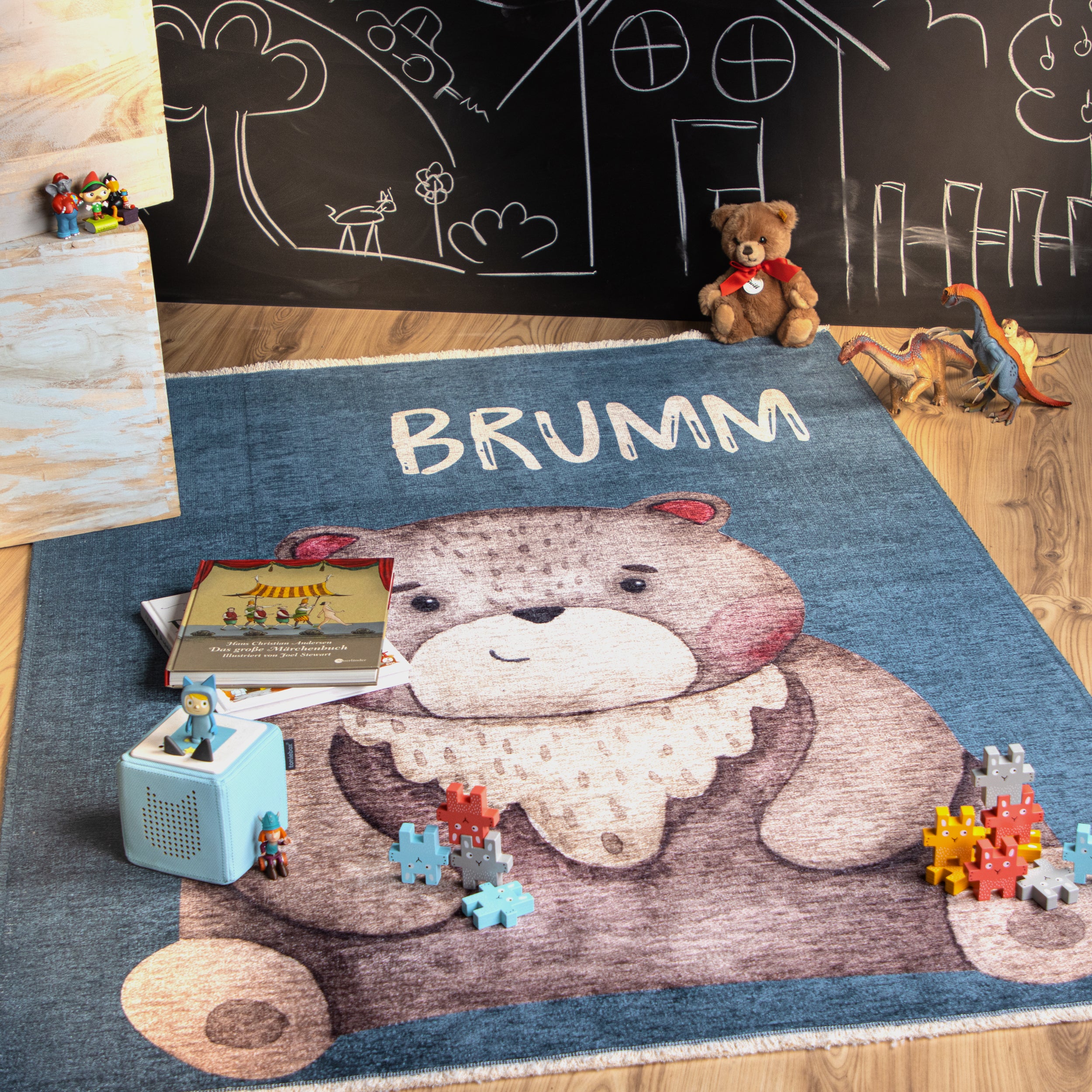 My Greta 613 Bear Design Carpet: For a happy childhood and a sustainable future