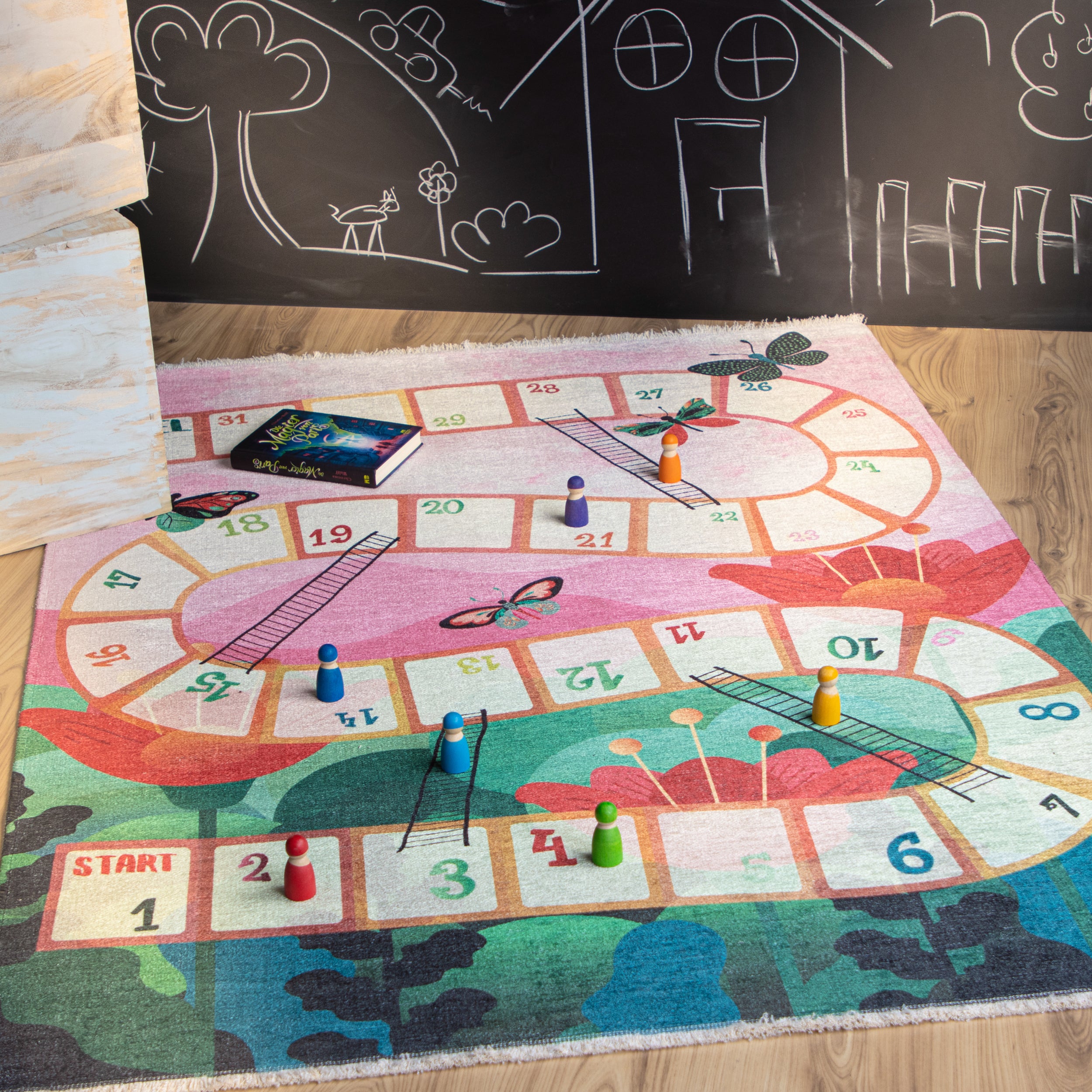 My Greta 620 Spiel Design Teppich: Für eine glückliche Kindheit und eine nachhaltige Zukunft