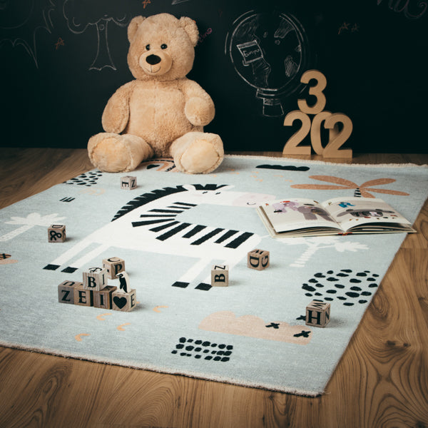 My Greta 624 Zebra Design Carpet: For a happy childhood and a sustainable future