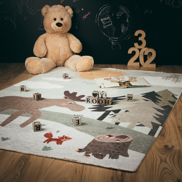 My Greta 627 Elch Teppich: Für eine glückliche Kindheit und eine nachhaltige Zukunft