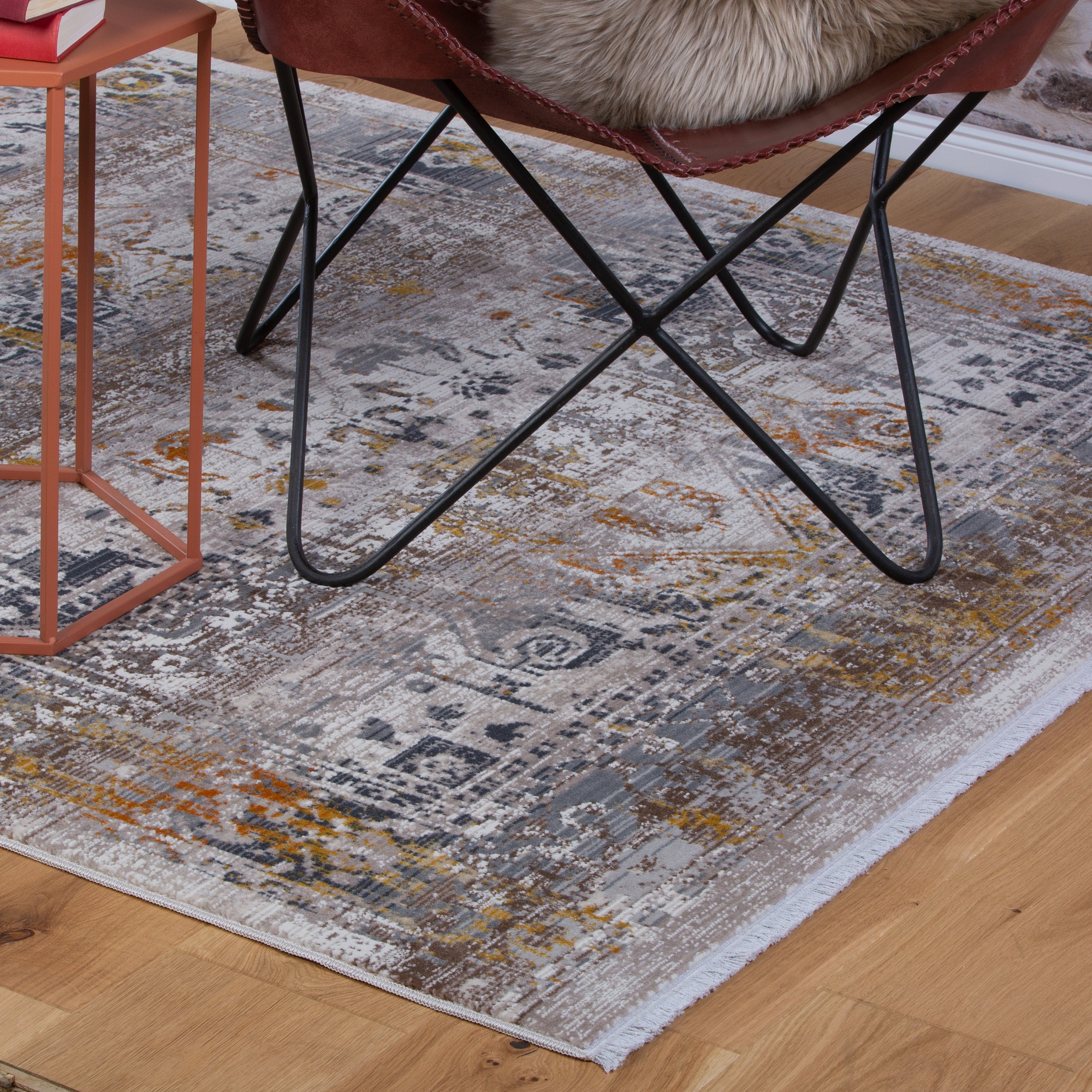My Inca 357 taupe Teppich: Moderne Eleganz trifft auf traditionelle Inspiration