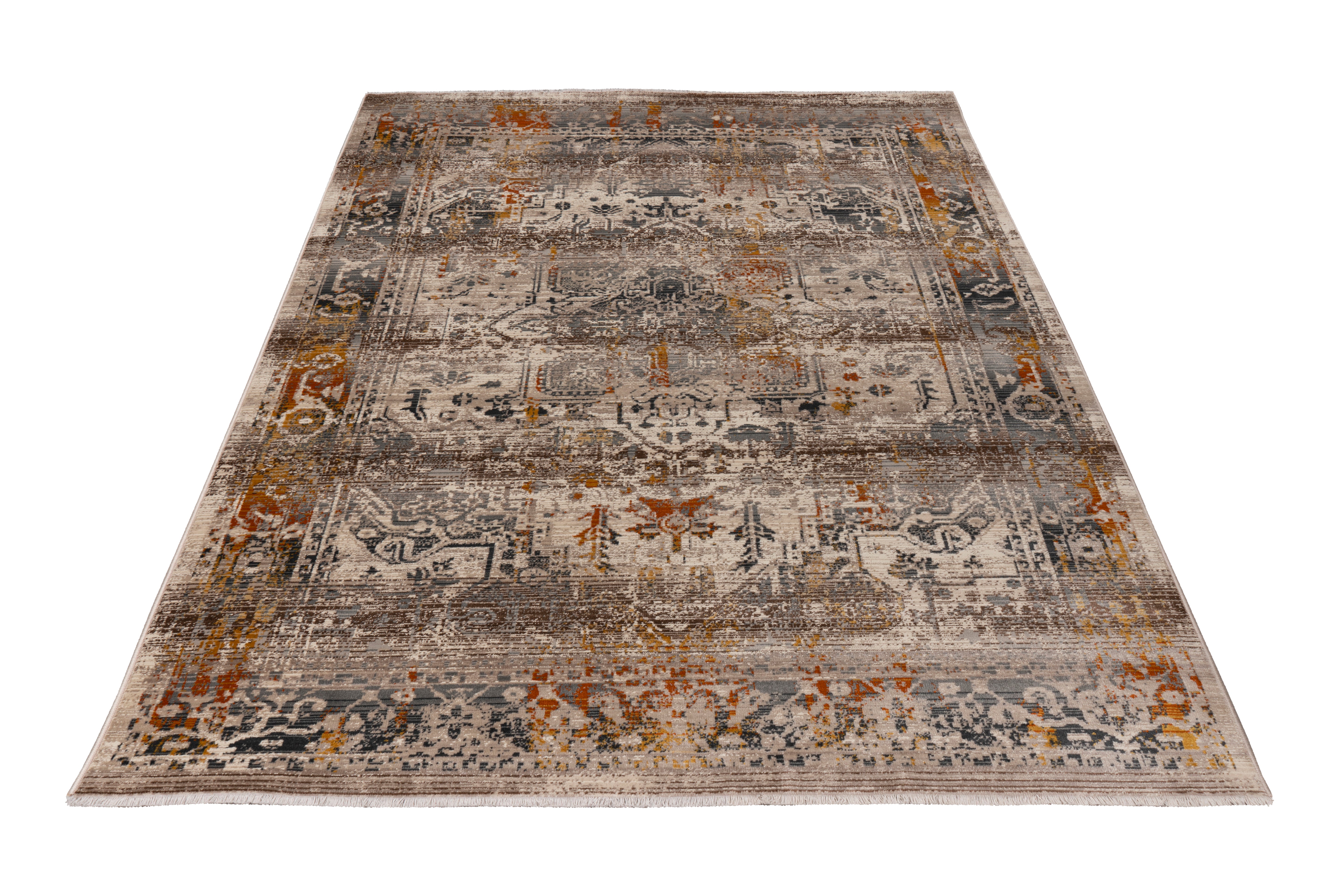 My Inca 357 taupe Teppich: Moderne Eleganz trifft auf traditionelle Inspiration