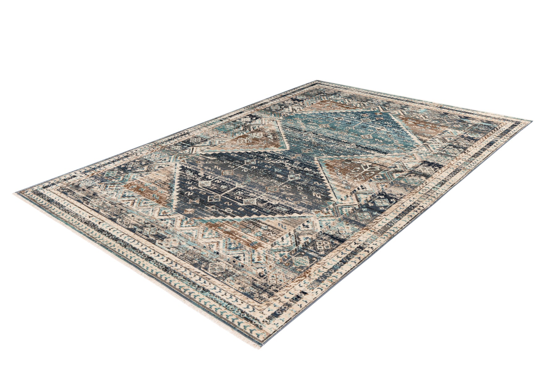 My Inca 360 ocean Teppich: Moderne Eleganz trifft auf traditionelle Inspiration