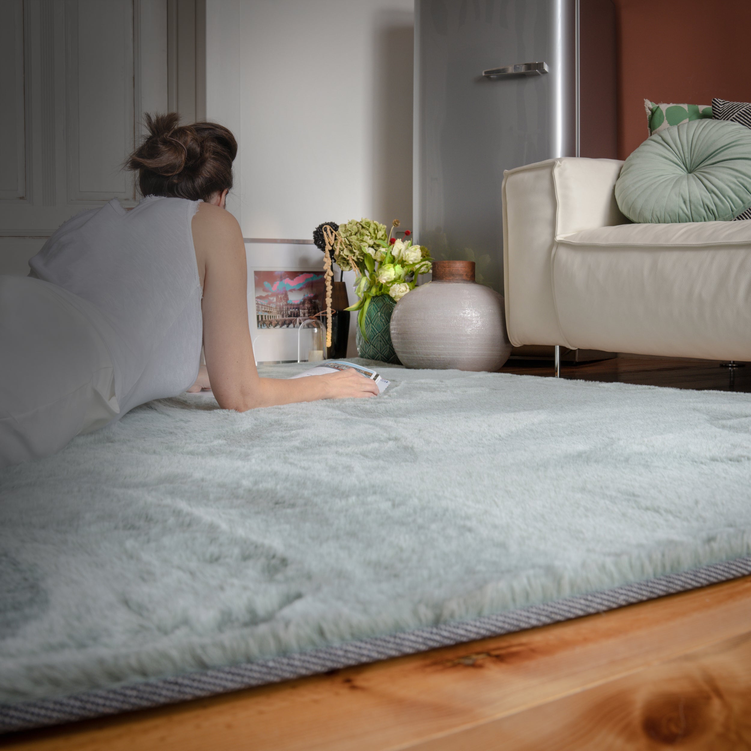 My Jazz 730 jade carpet: rhythm and elegance for your home