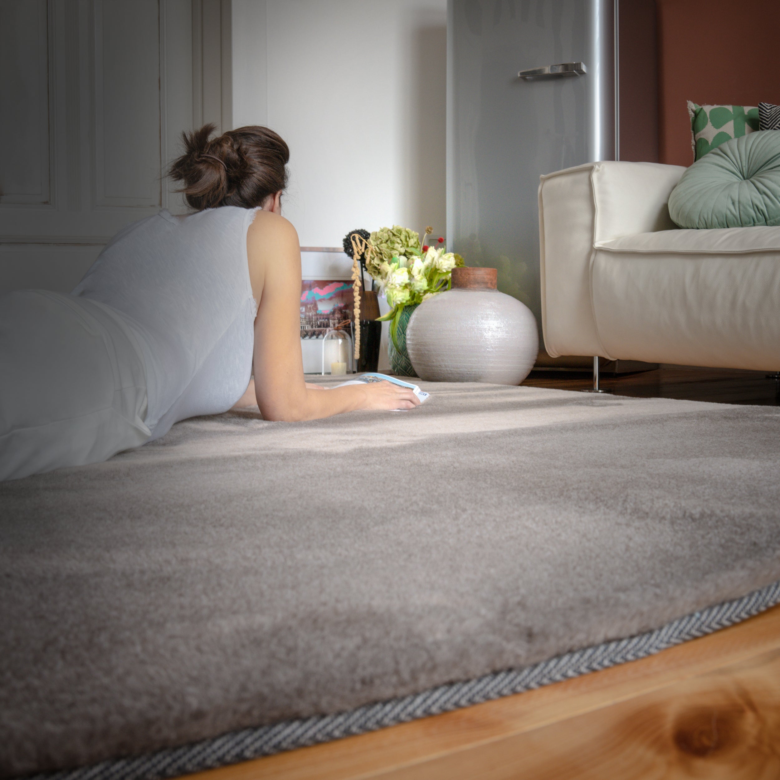 My Jazz 730 taupe carpet: rhythm and elegance for your home