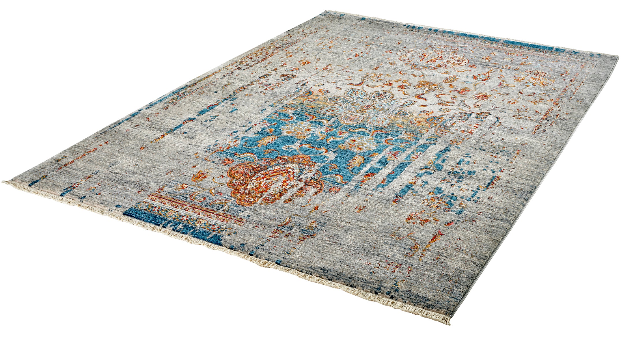 My Laos 453 blue Teppich: Imposante Eleganz für Ihr Zuhause