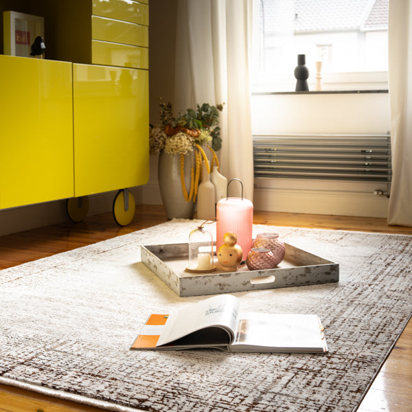 My Memphis 380 beige carpet: stylish elegance with a fascinating 3D effect