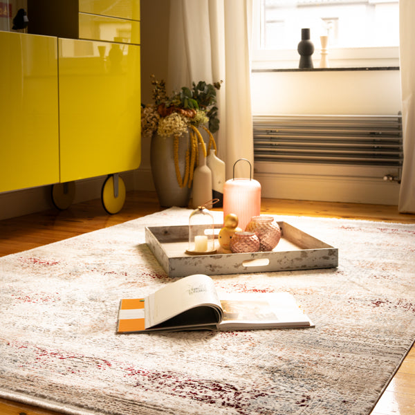 My Memphis 382 multi Teppich: Stilvolle Eleganz mit faszinierendem 3D-Effekt