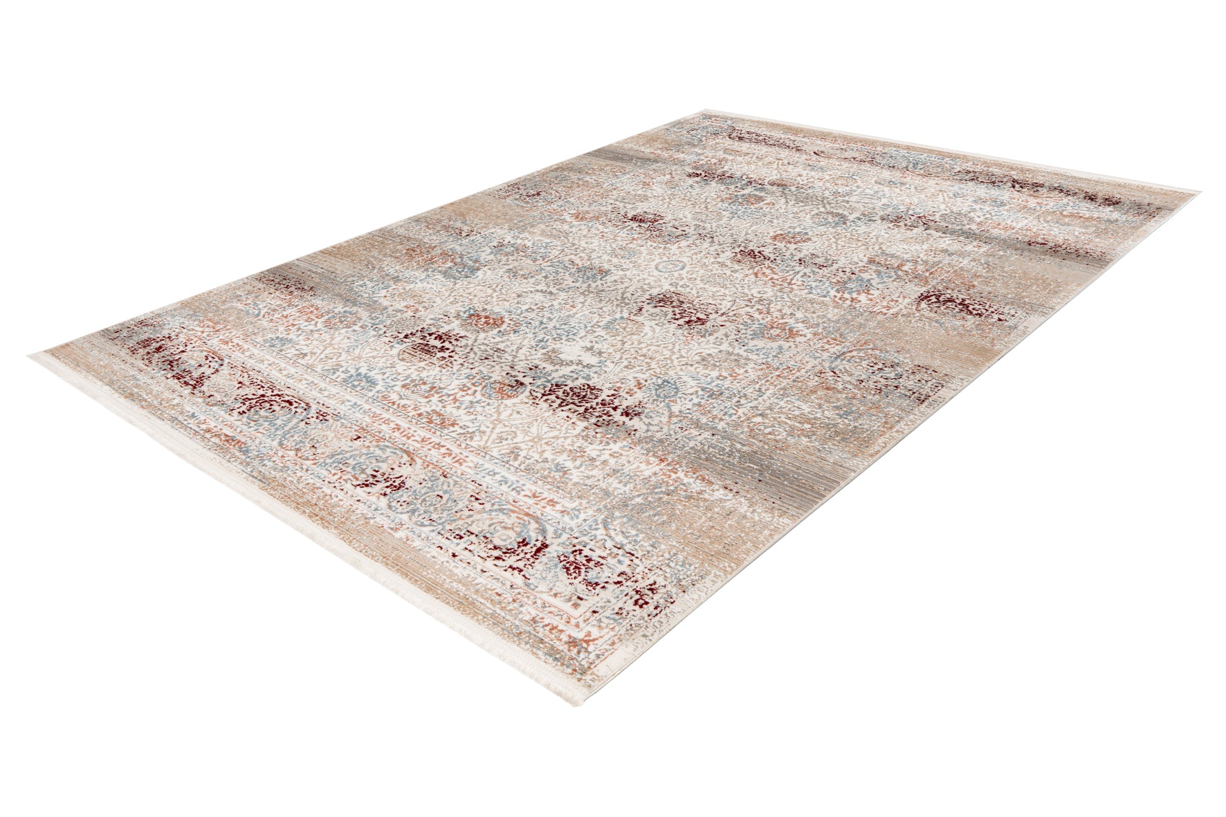 My Memphis 382 multi Teppich: Stilvolle Eleganz mit faszinierendem 3D-Effekt