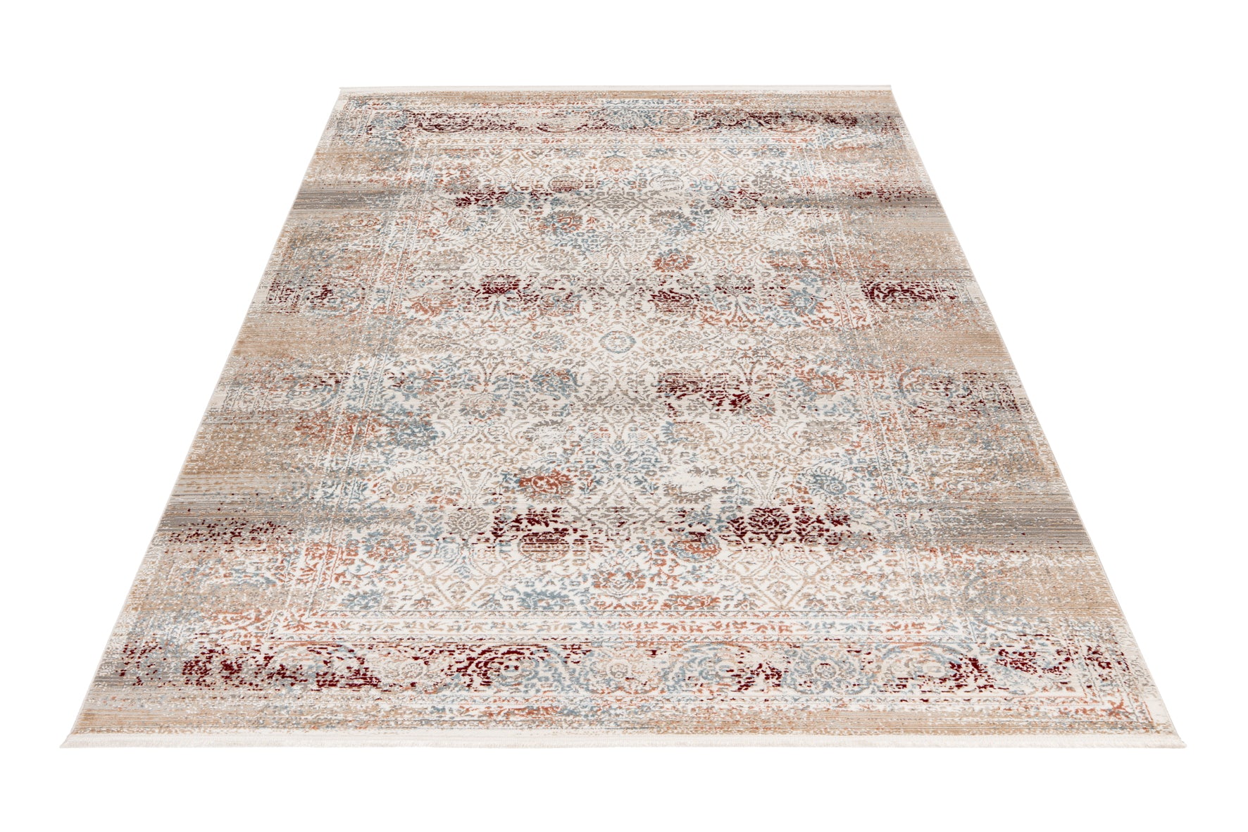 My Memphis 382 multi Teppich: Stilvolle Eleganz mit faszinierendem 3D-Effekt