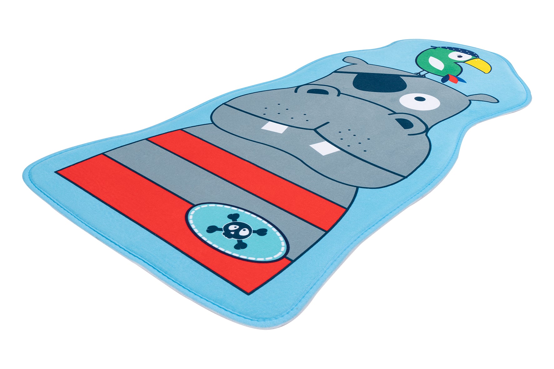 My Mila Kids 143 Hippo Pattern Rug: Space for childlike beauty