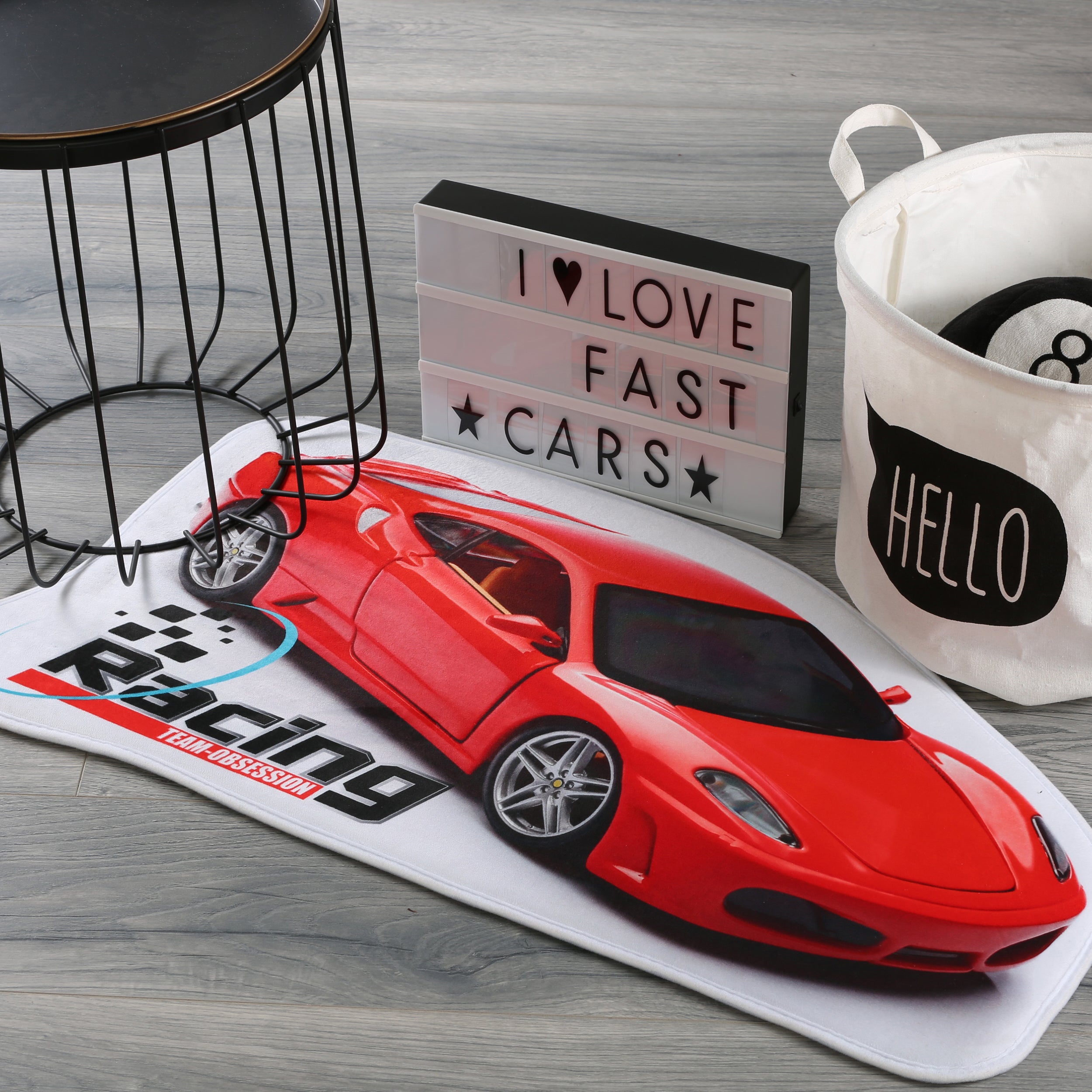 My Mila Kids 147 Ferrari Pattern Carpet: Space for childlike beauty