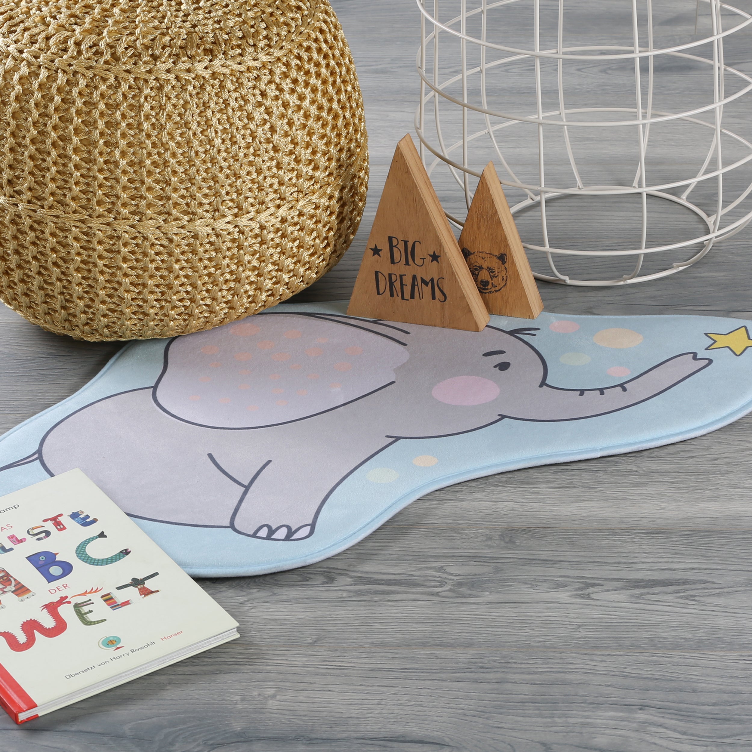 My Mila Kids 151 Elephant Pattern Carpet: Space for childlike beauty