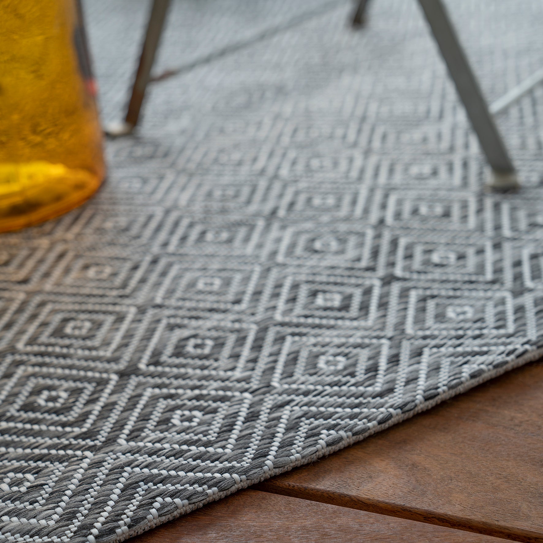 My Nordic 870 grey: Designer carpet from OBSESSION for indoors and outdoors