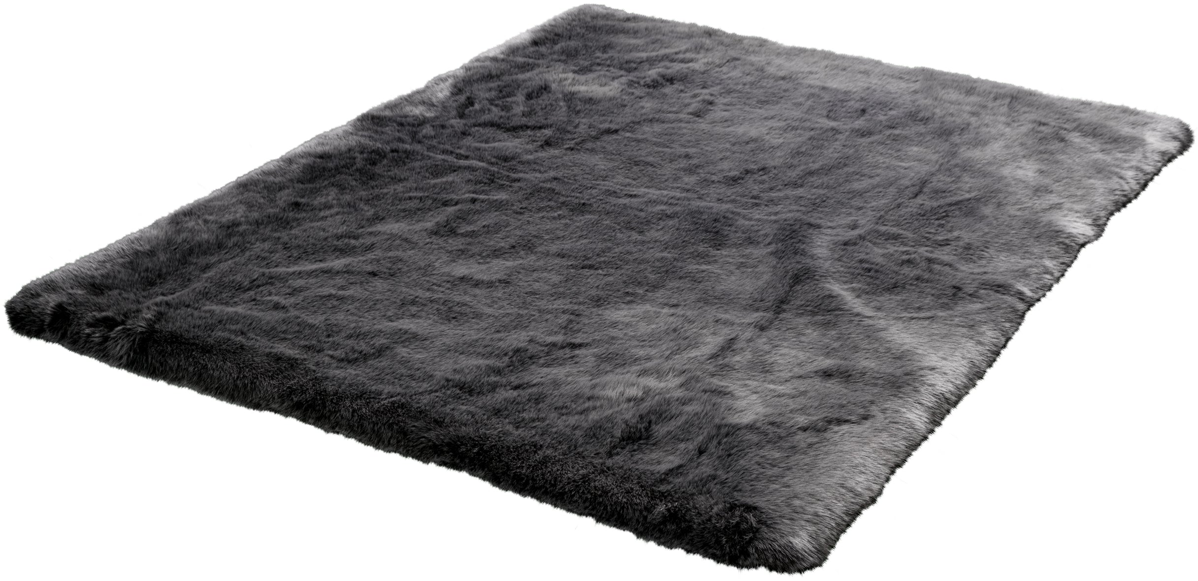 My Samba 495 anthracite carpet: Stylish faux fur for individual feel-good moments from OBSESSION
