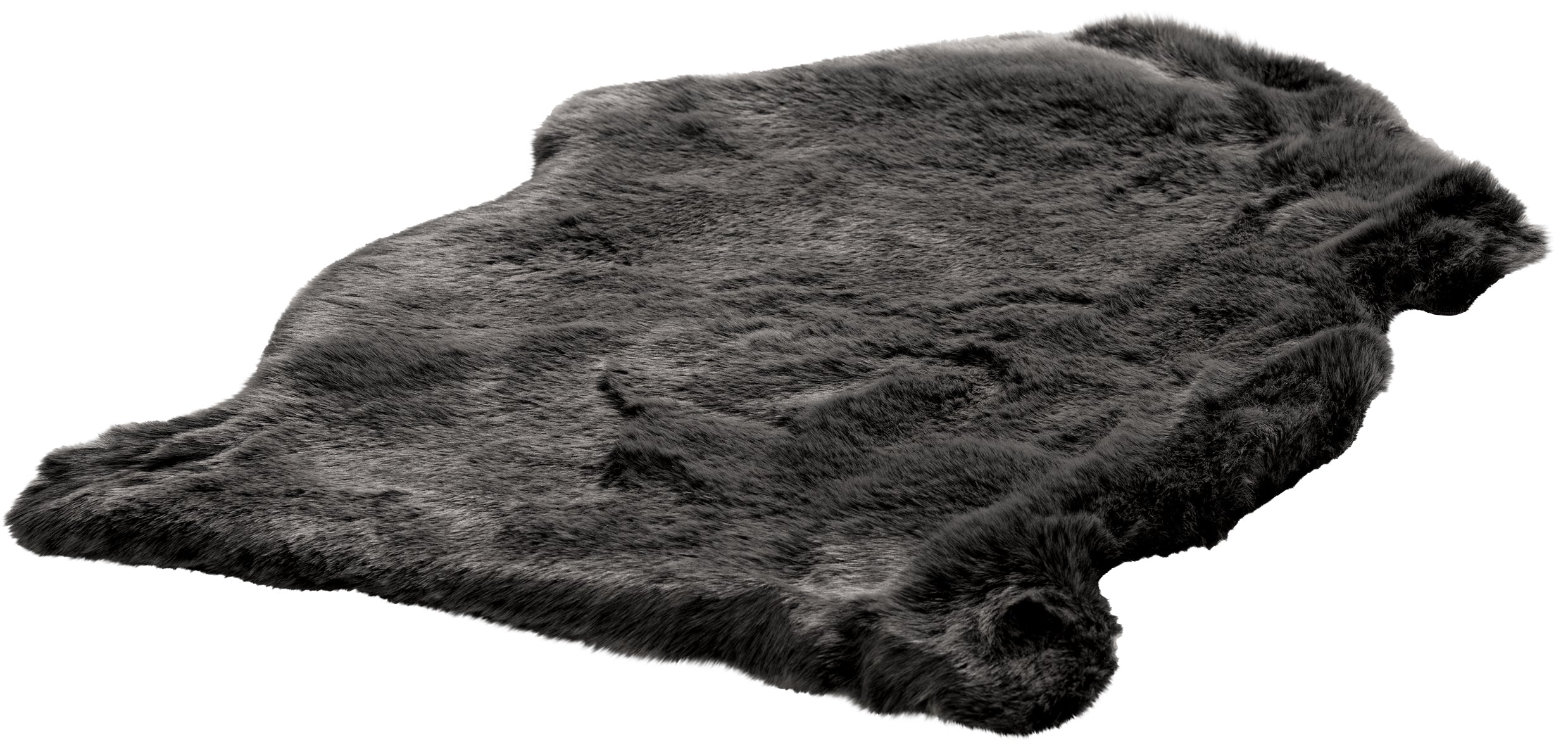 My Samba 495 anthracite carpet: Stylish faux fur for individual feel-good moments from OBSESSION