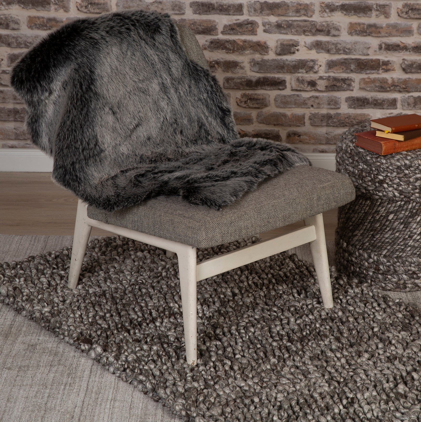 My Samba 495 anthracite carpet: Stylish faux fur for individual feel-good moments from OBSESSION