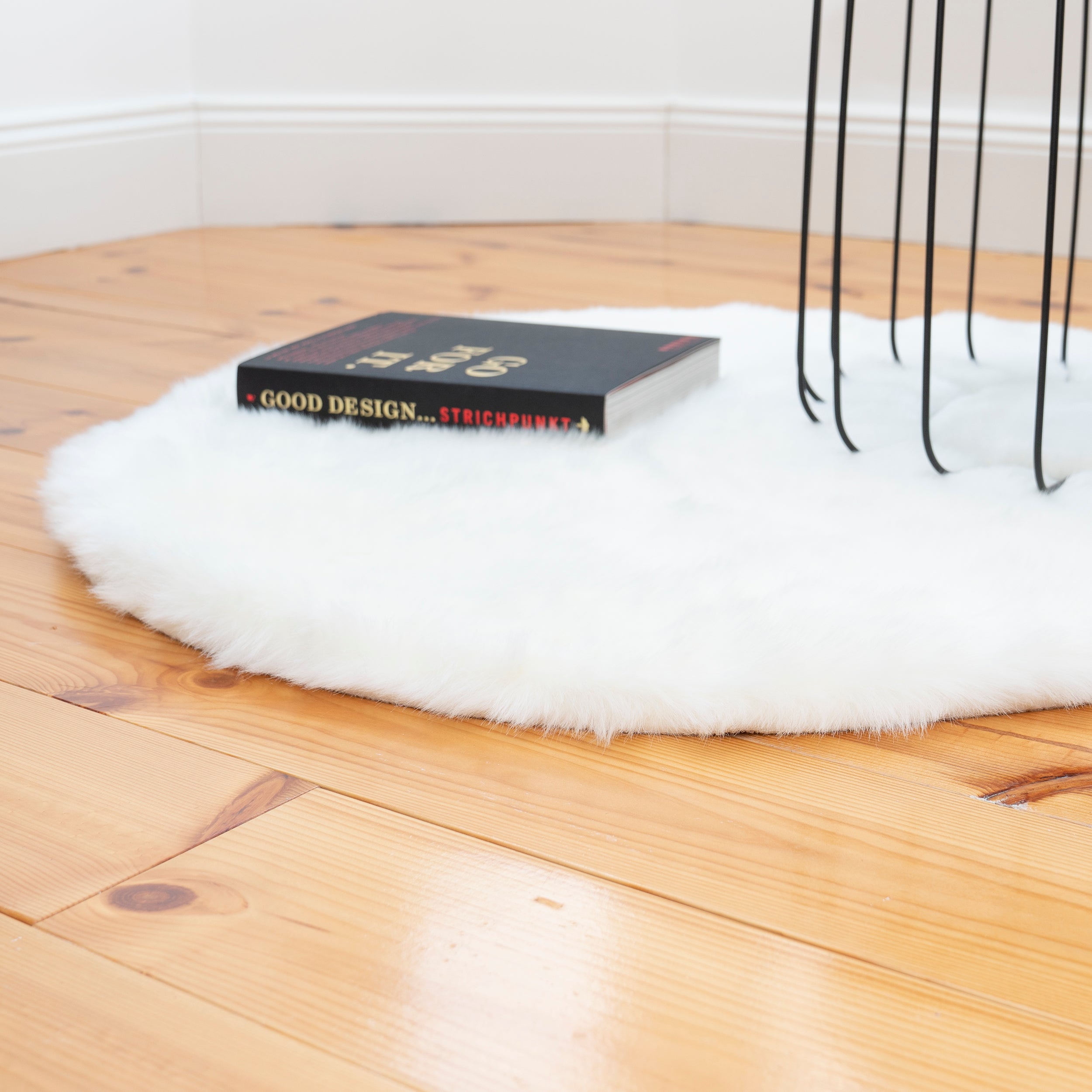 My Samba 495 ivory carpet: Stylish faux fur for individual feel-good moments from OBSESSION