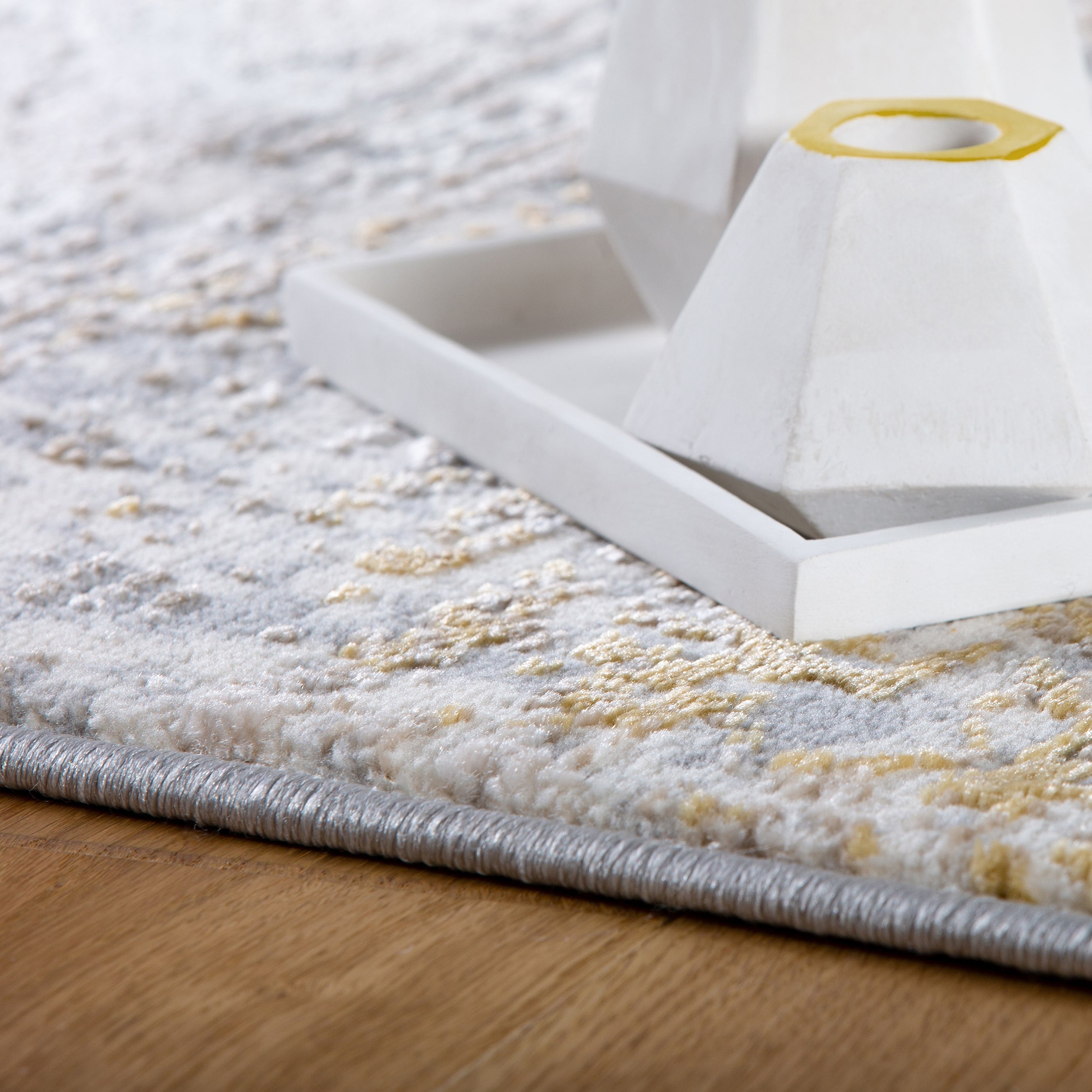 My Salsa 690 mustard carpet: Abstract design modern harmony by Obsession