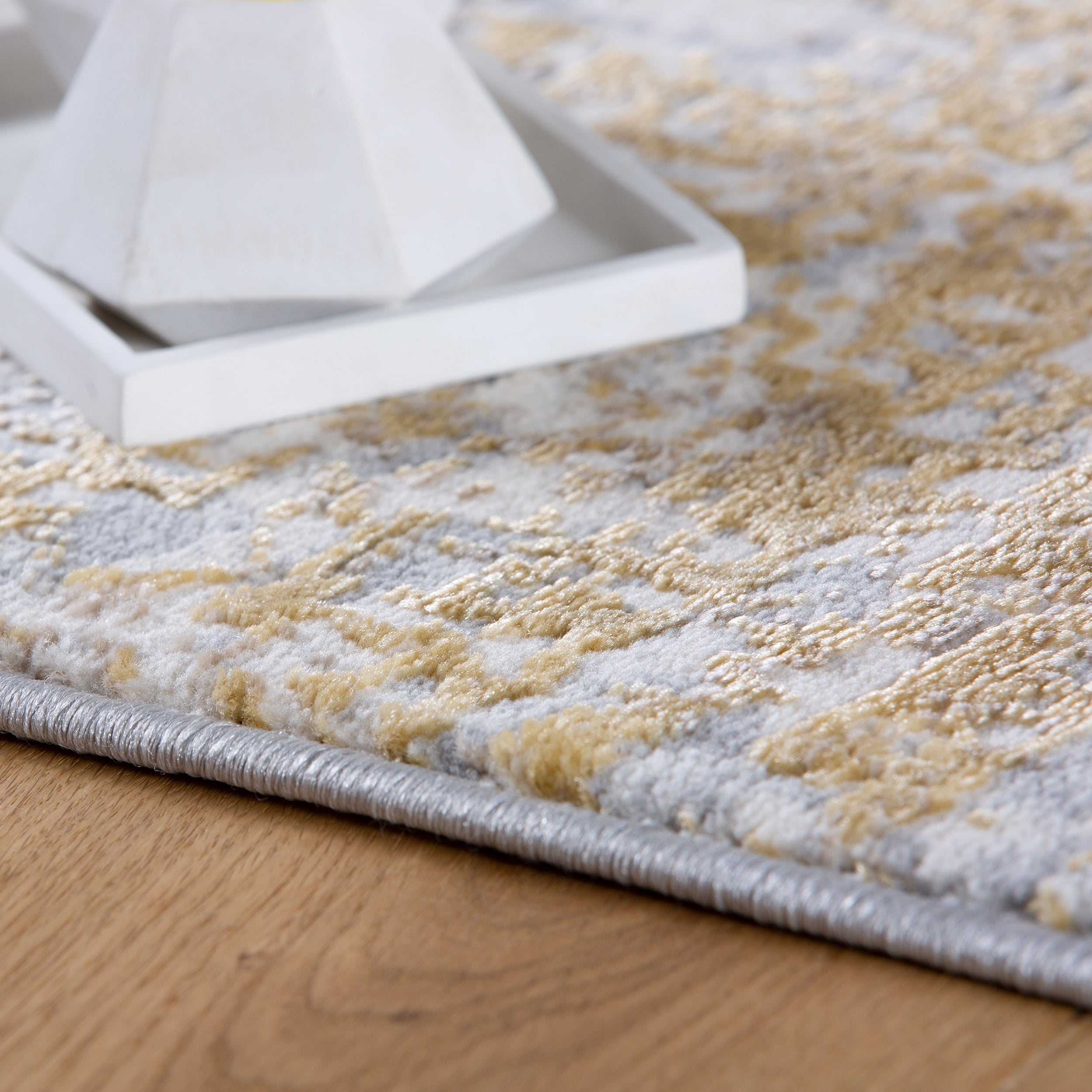 My Salsa 690 mustard carpet: Abstract design modern harmony by Obsession