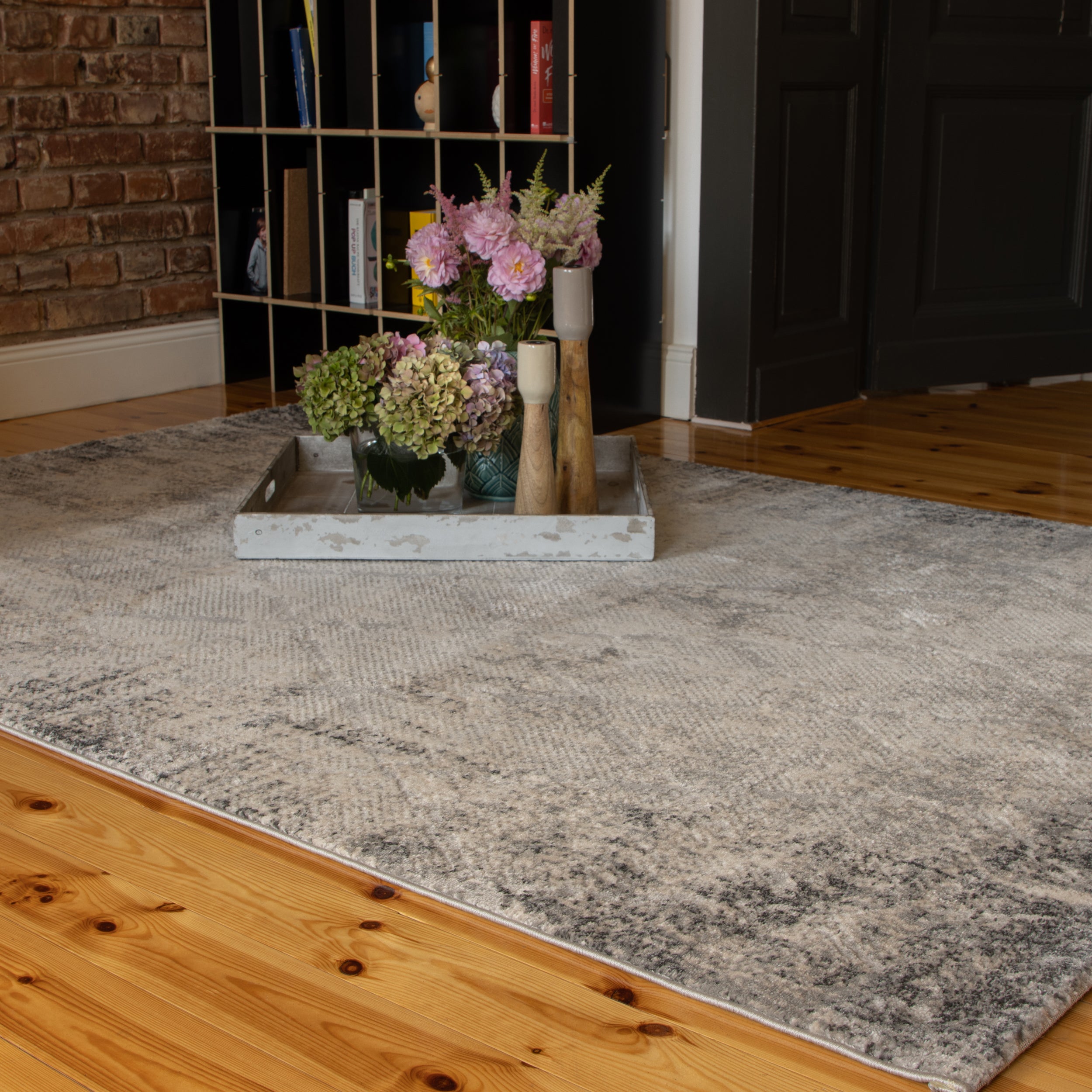 My Salsa 694 grey Teppich: Abstraktes Design moderne Harmonie von Obsession