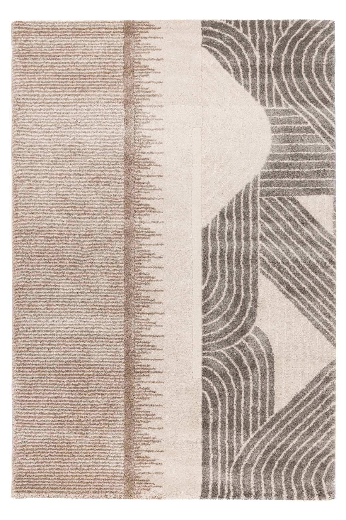 My Canyon 975 taupe carpet with 3D effect and fine shine – discover modern elegance