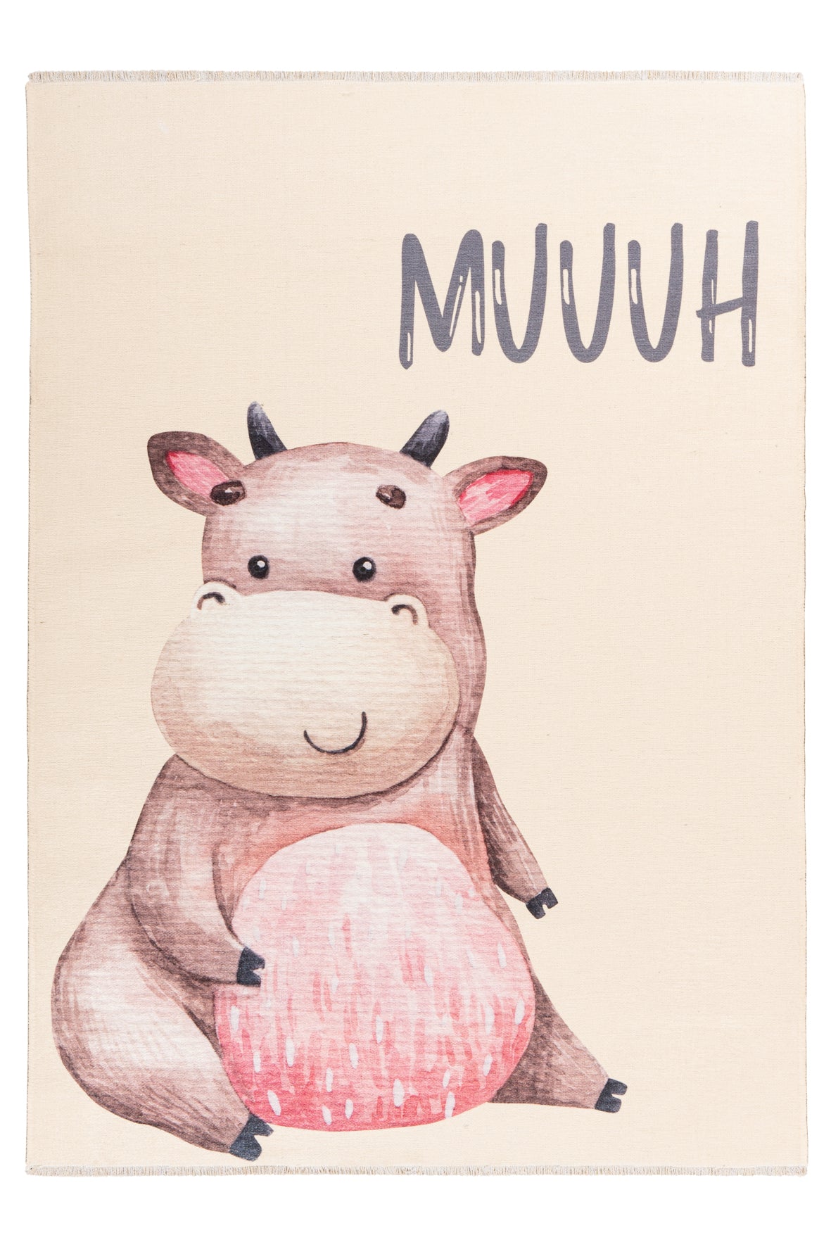 My Greta 608 Cow Pattern Rug: For a happy childhood and a sustainable future