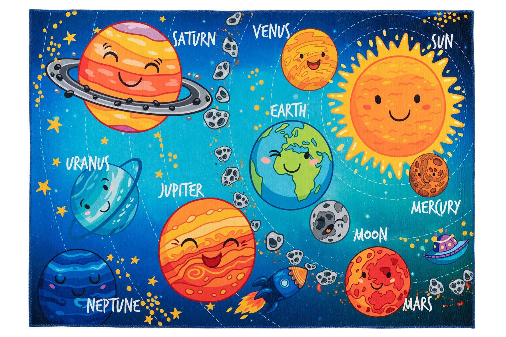 My Torino Kids 230 solar system Rug: Educational rugs for playful learning