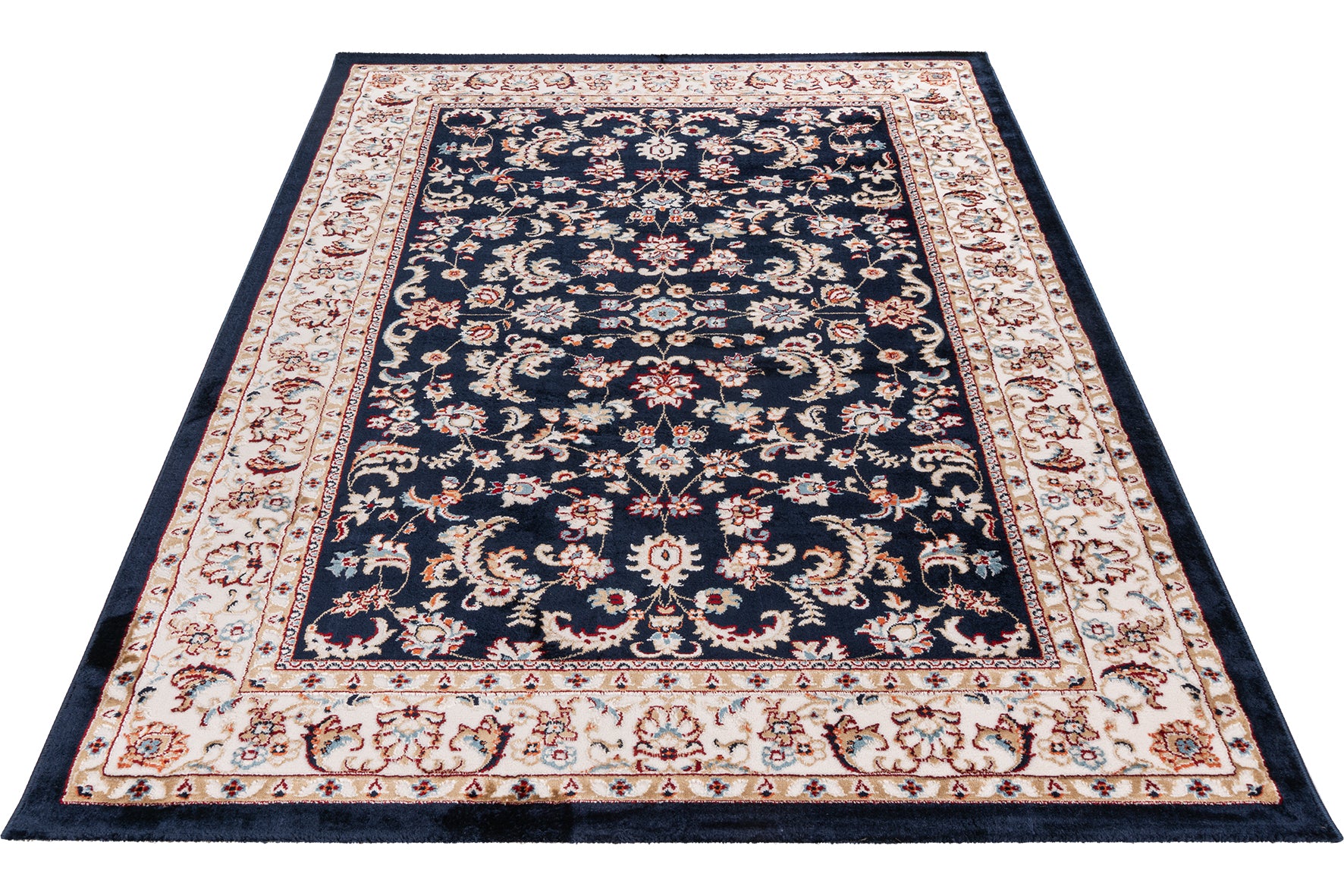 My Isfahan 741 navy Teppich: Klassische Eleganz trifft auf moderne Raffinesse