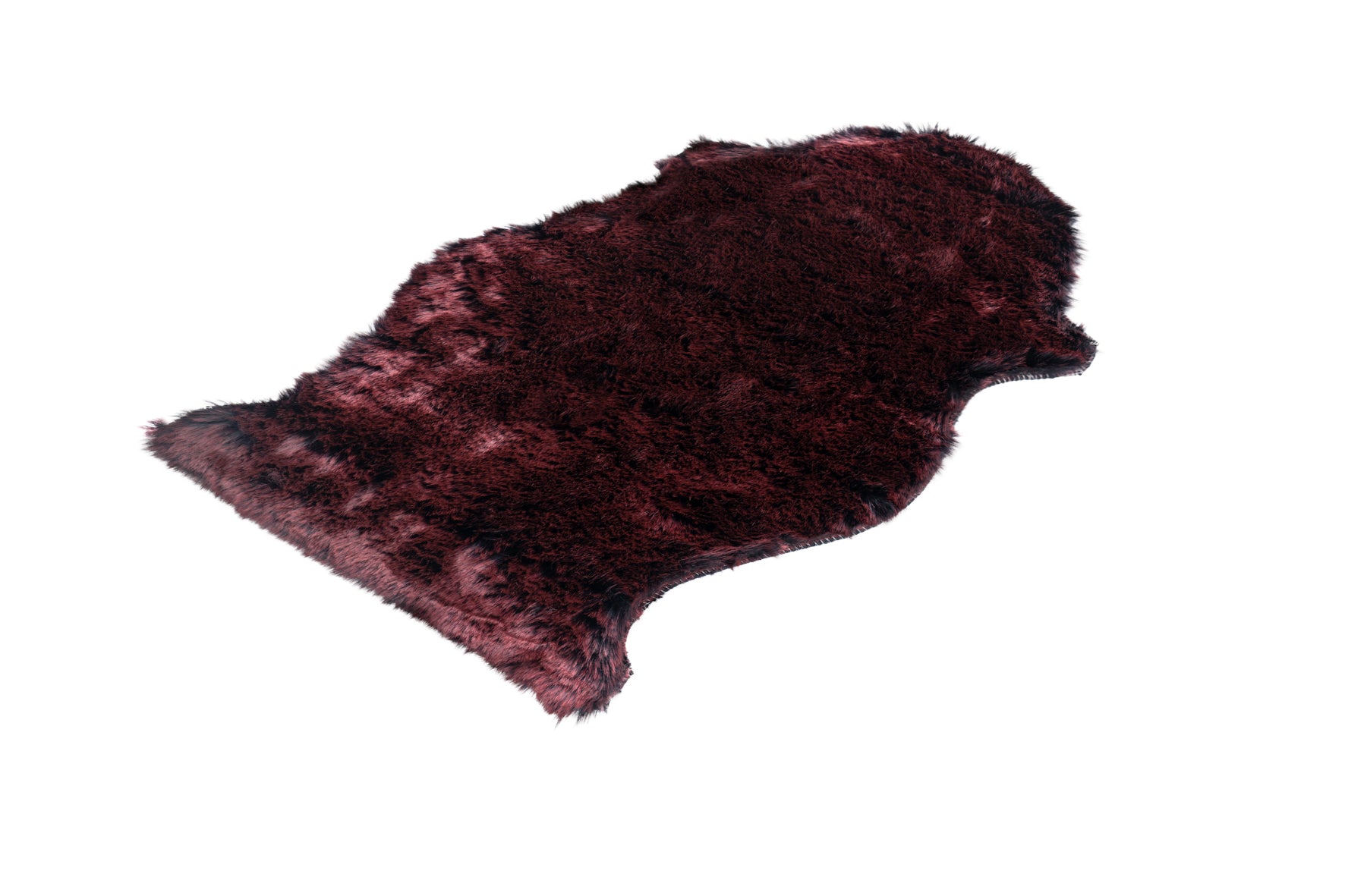 My Samba 495 burgundy carpet: Stylish faux fur for individual feel-good moments from OBSESSION