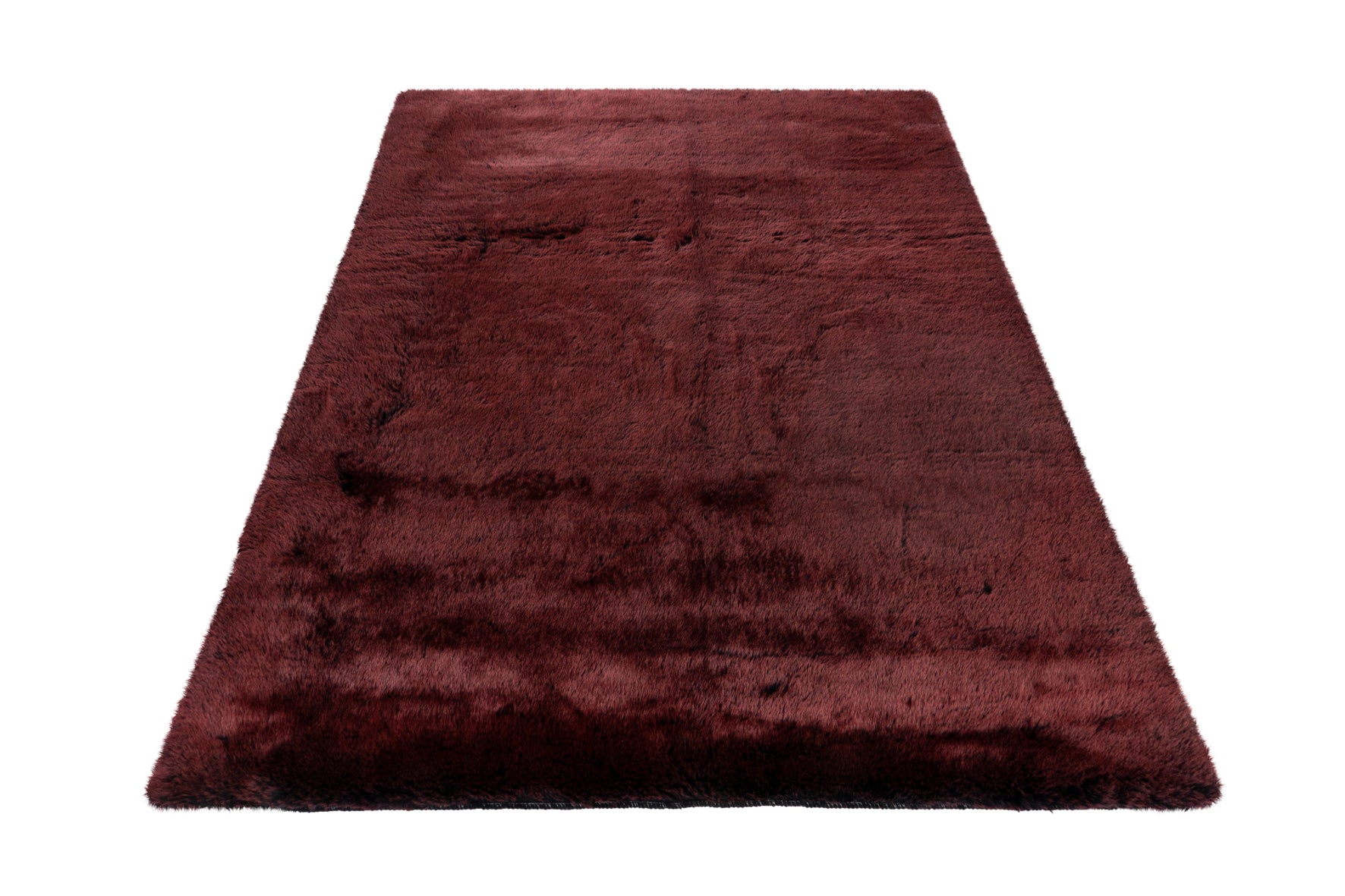 My Samba 495 burgundy carpet: Stylish faux fur for individual feel-good moments from OBSESSION